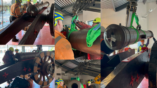 Moving the 2.5 Tonne Bronze Cannon