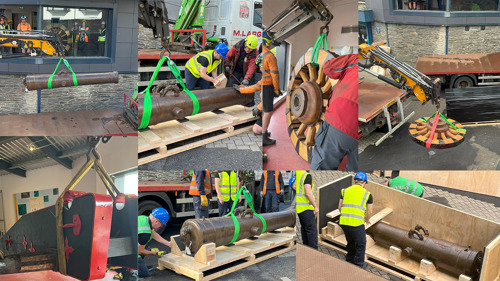 Removing and securing the cannon